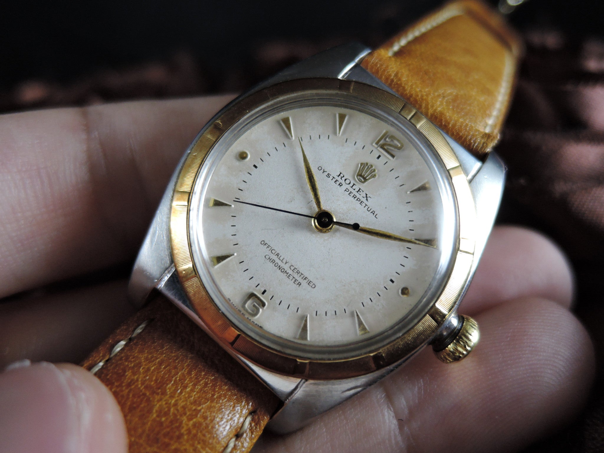 1948 Rolex BUBBLEBACK 5011 with Original Dial and SHORT Second Hand ...