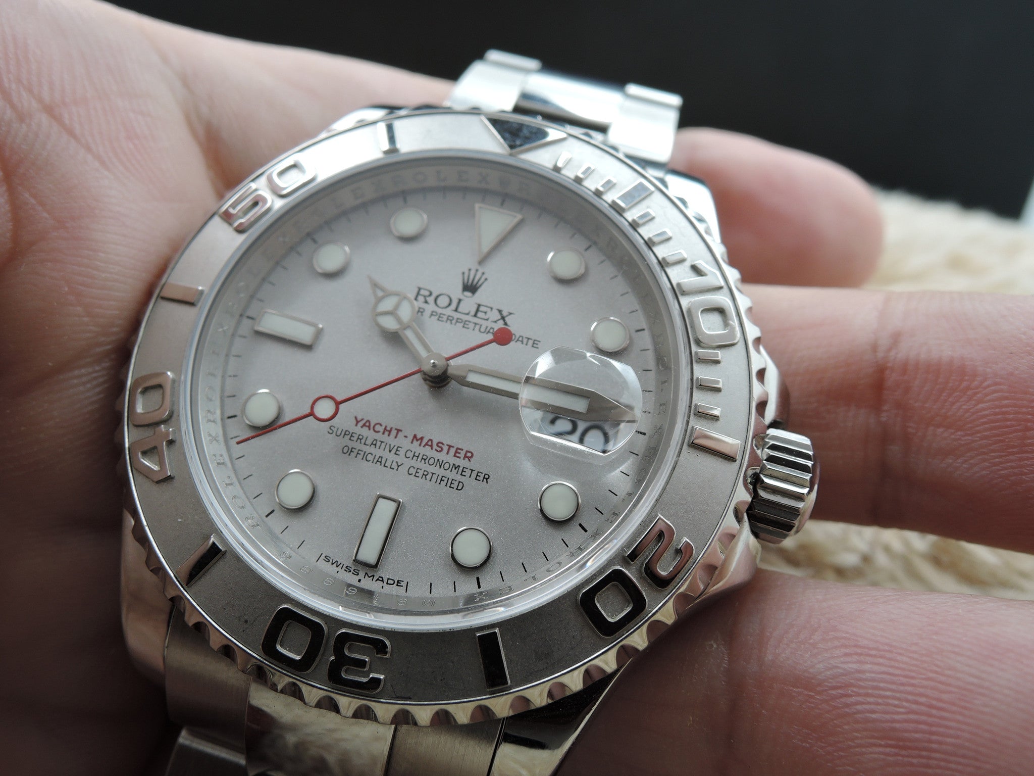 2009 Rolex YACHT-MASTER 16622 Grey Dial Full Set Like New | Alex Pig ...