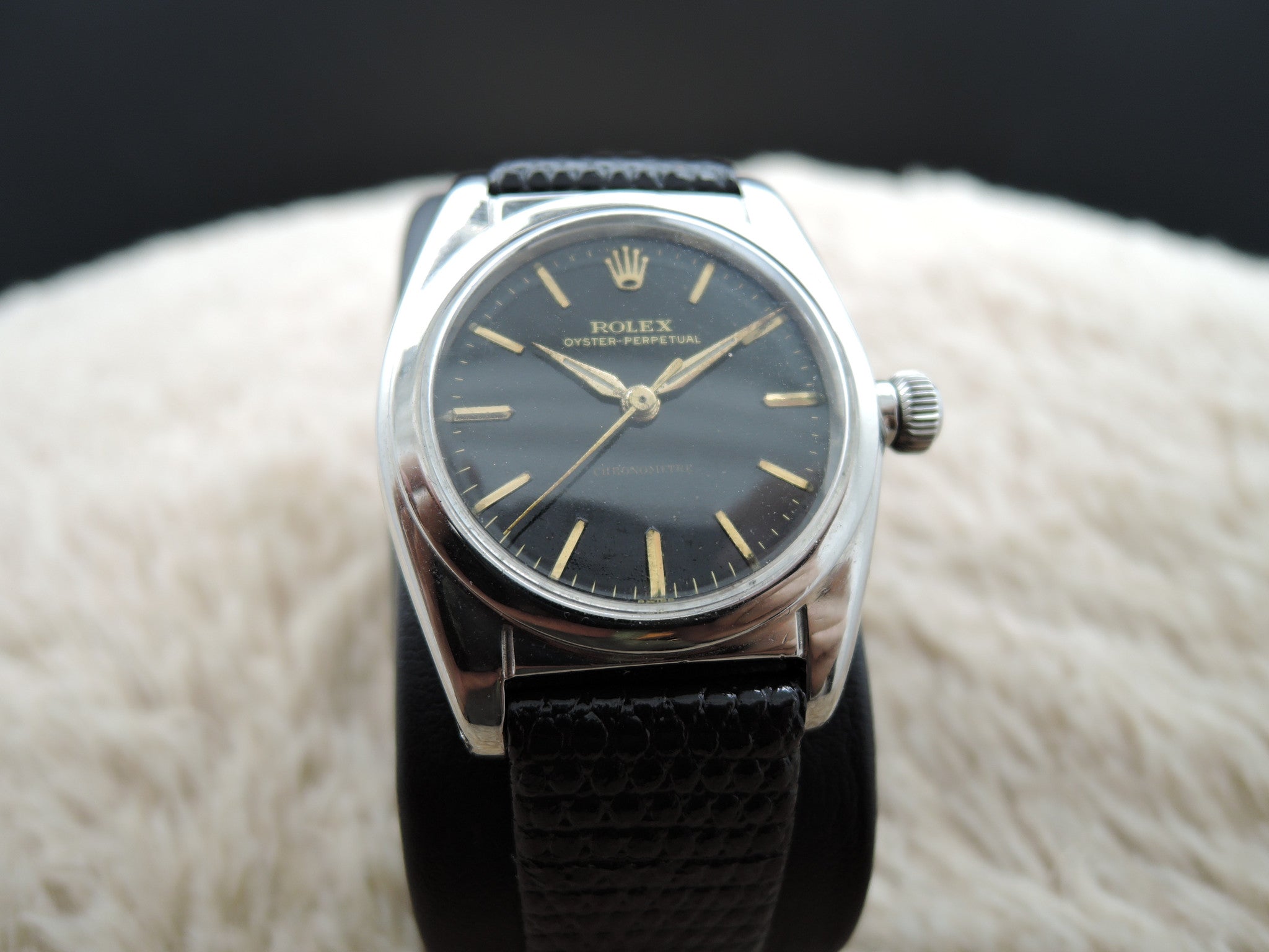 1955 Rolex BUBBLEBACK 2940 with Gilt Dial | Alex Pig Timepieces