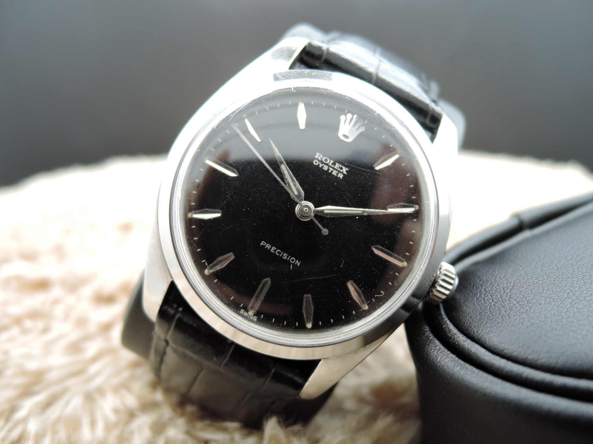 1964 Rolex OYSTER 6424 Original Gilt Dial (36mm) BIG OYSTER RARE | Alex ...