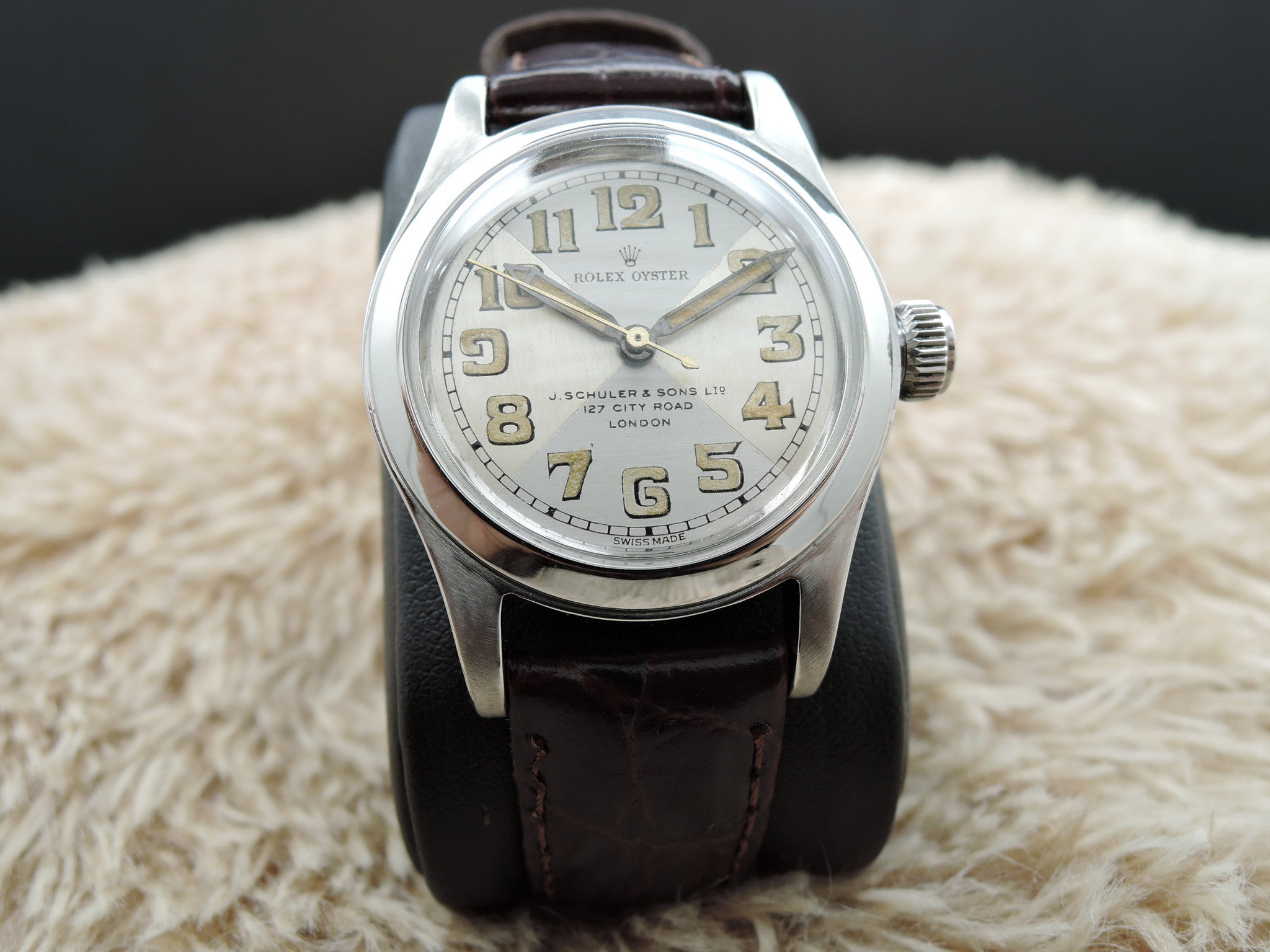 1920 Rolex DUNKLINGS with Original Enamel White Dial with Arabic ...