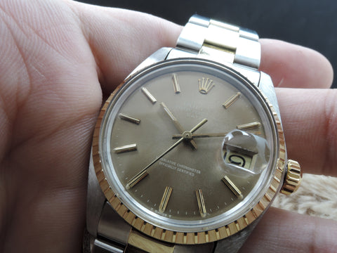 1978 Rolex OYSTER DATE 1503 2-Tone with Original Bronze Dial