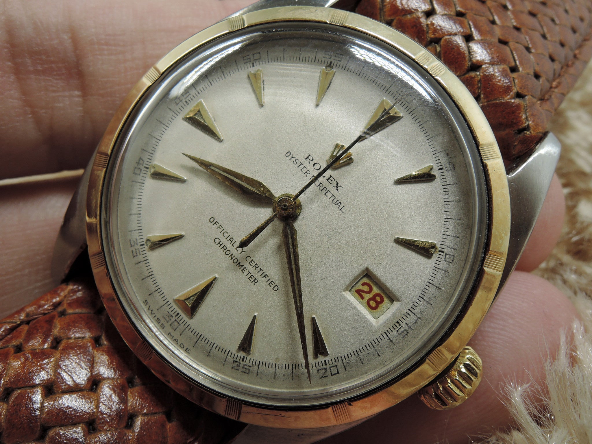 1951 Rolex OYSTER PERPETUAL 6105 PRE-Datejust BIG Bubbleback (36mm ...