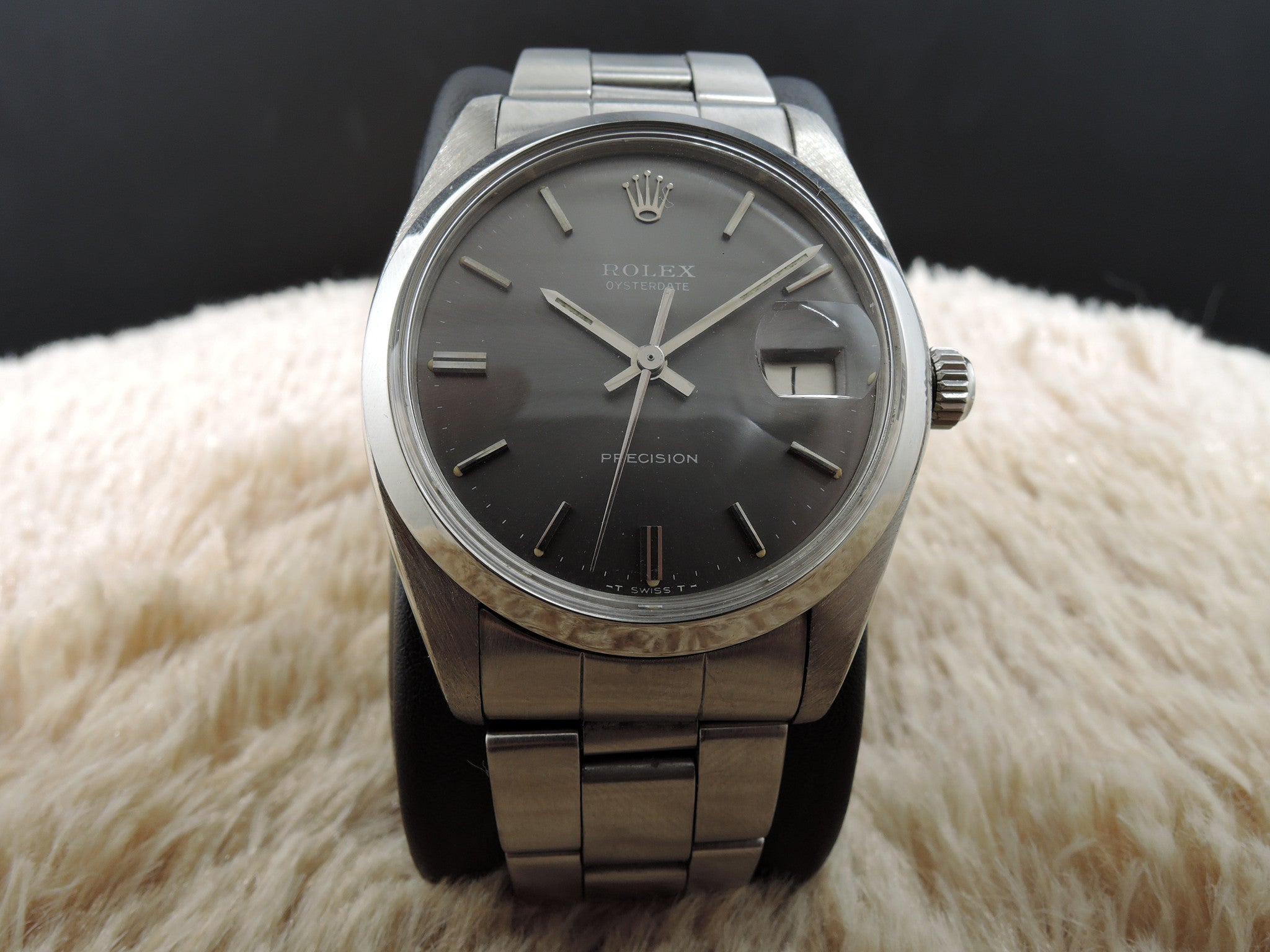 1973 Rolex OYSTER DATE 6694 Original Grey Dial with Folded Oyster Band ...