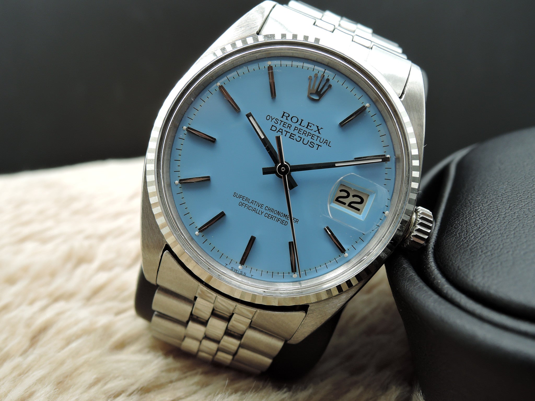 1966 Rolex DATEJUST 1601 SS with Glossy 