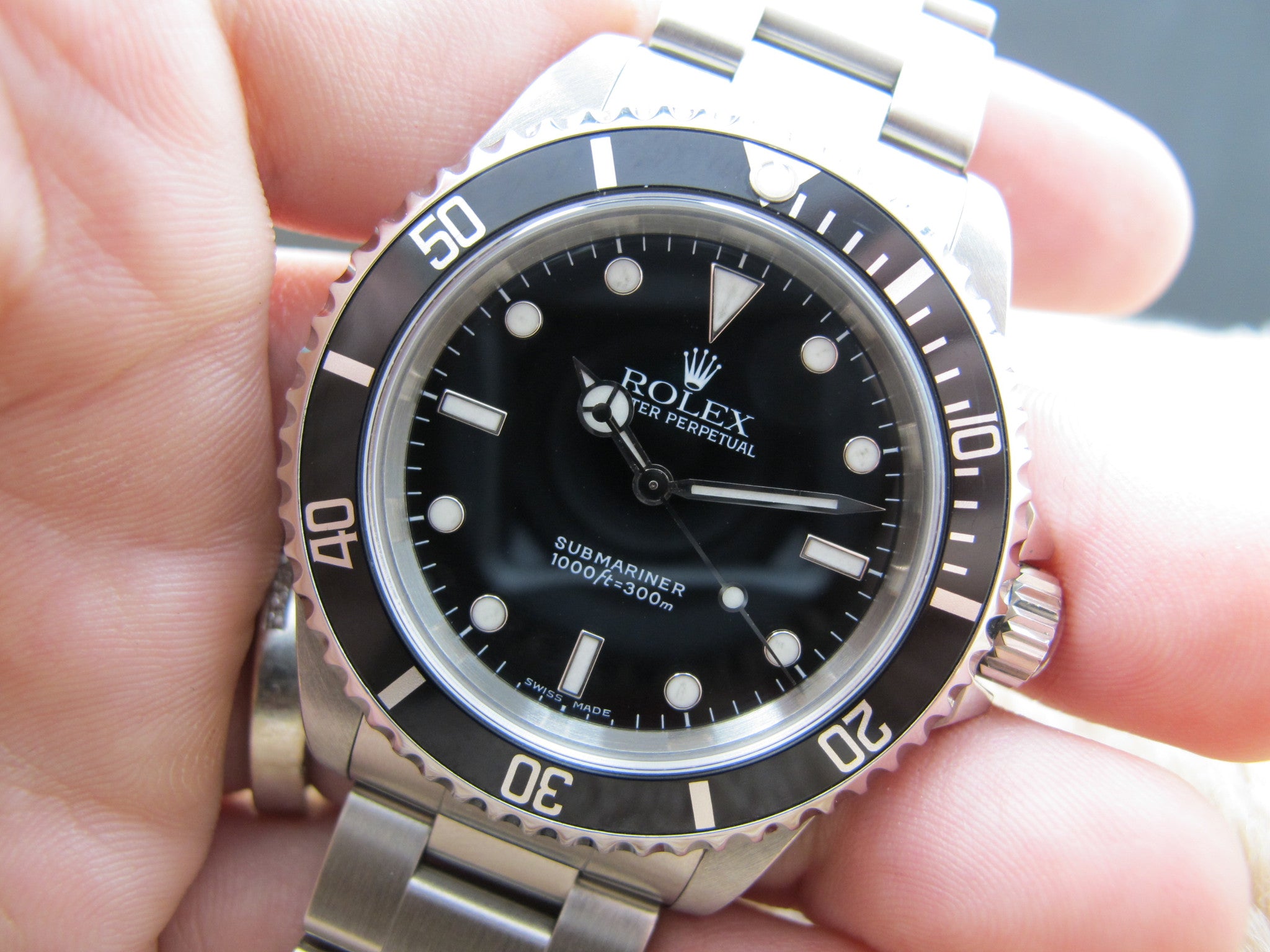 1999 Rolex SUBMARINER (No Date) 14060 with Black Bezel | Alex Pig ...