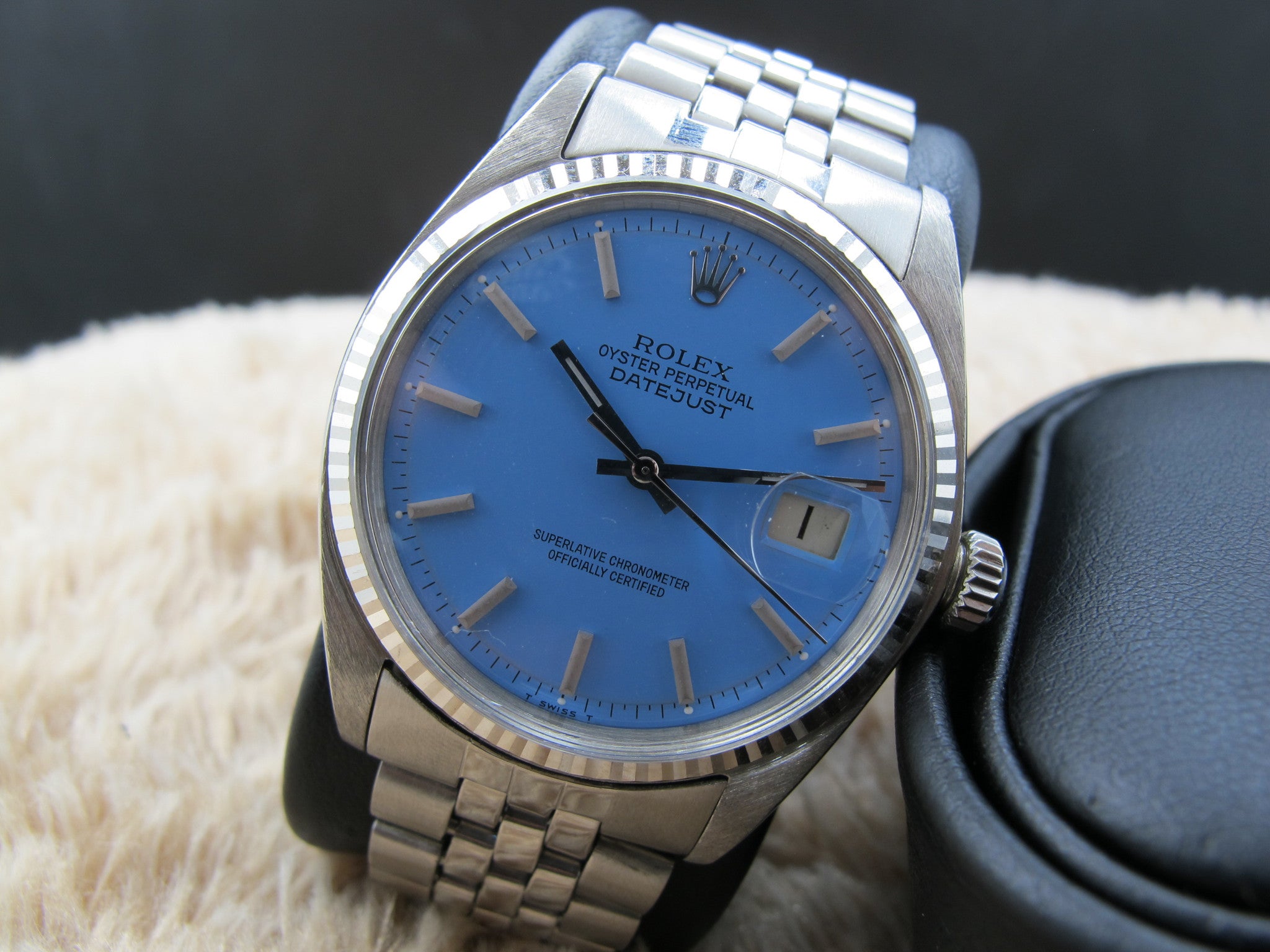 1968 Rolex DATEJUST 1601 SS with Glossy 