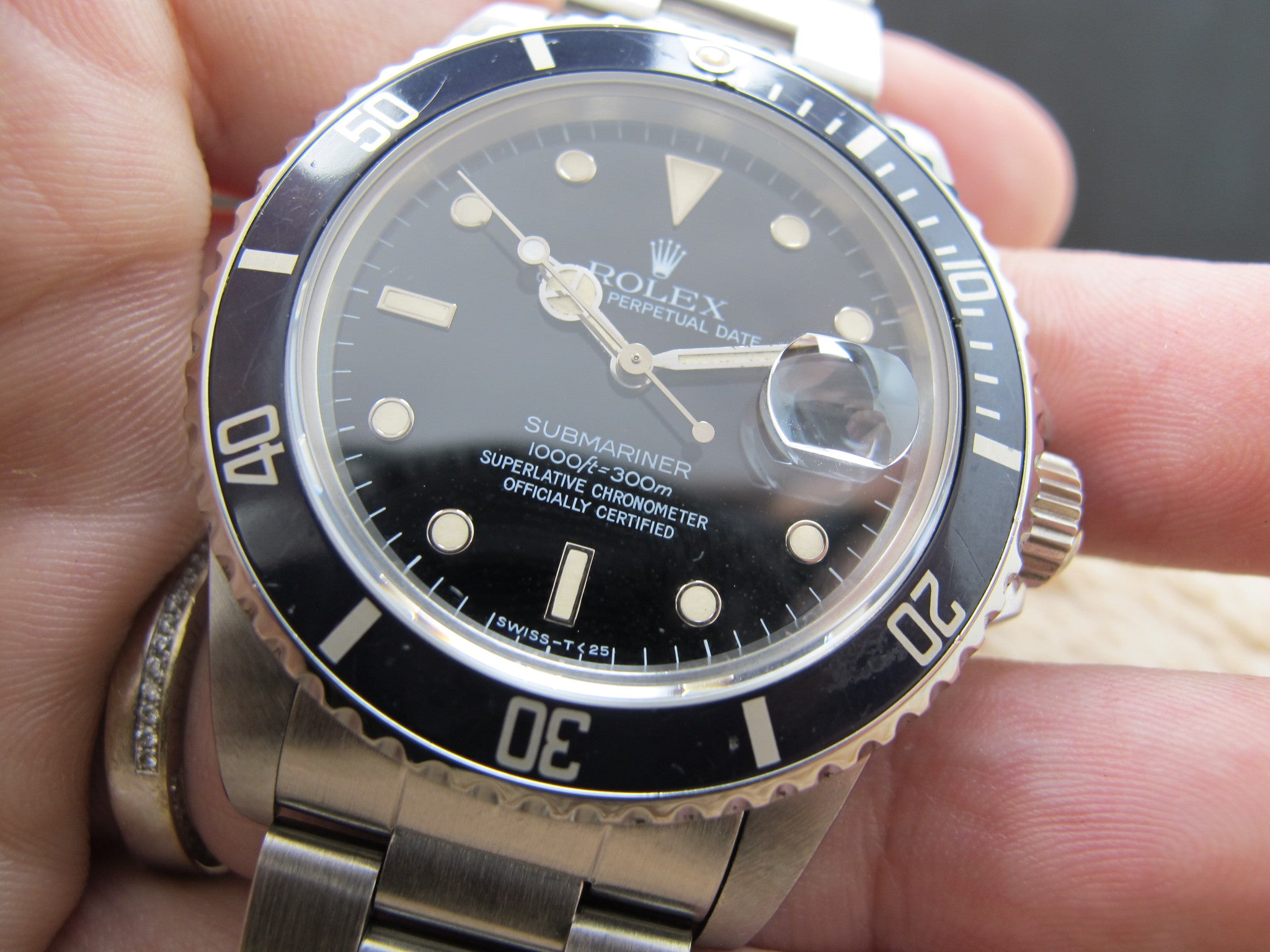 1984 Rolex SUBMARINER 16800 Glossy Patina Dial | Alex Pig Timepieces