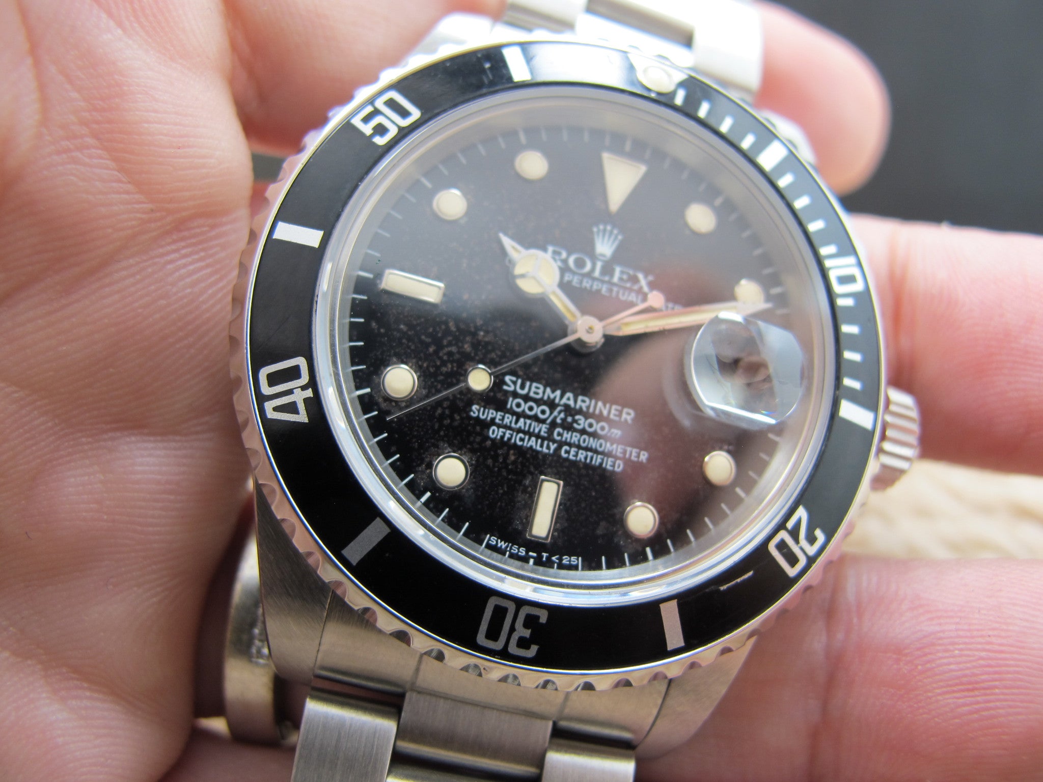 1985 Rolex SUBMARINER 16800 Tropical Dial with Box and Paper | Alex Pig ...
