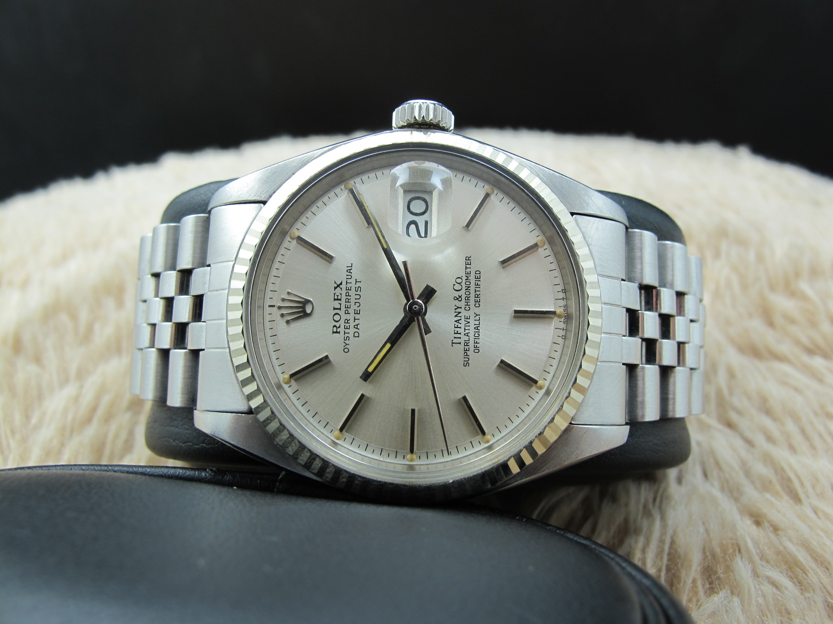 1976 Rolex DATEJUST 1601 SS ORIGINAL Silver 