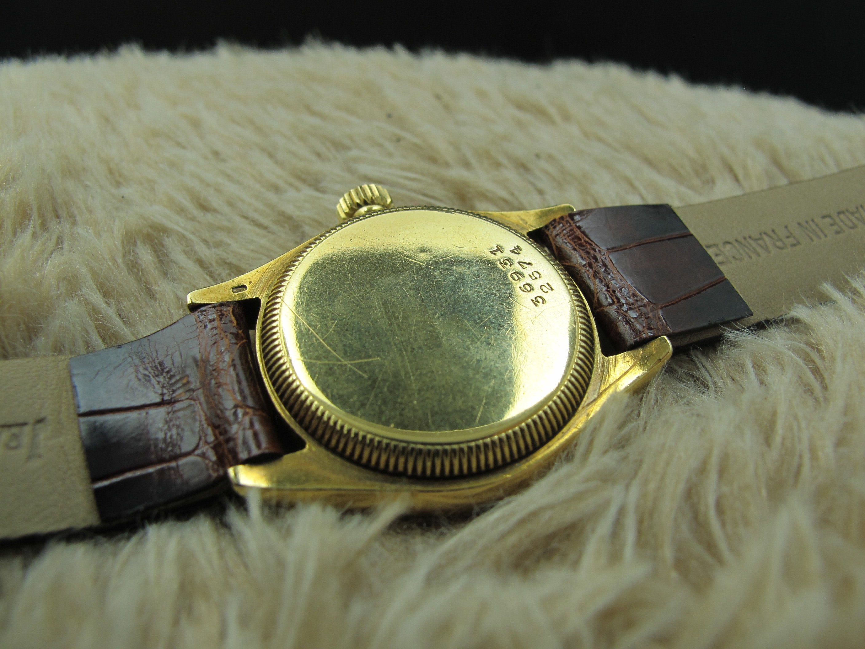 [1937] Rolex OYSTER IMPERIAL 2574 18K Gold with Raised Arabic Dial ...