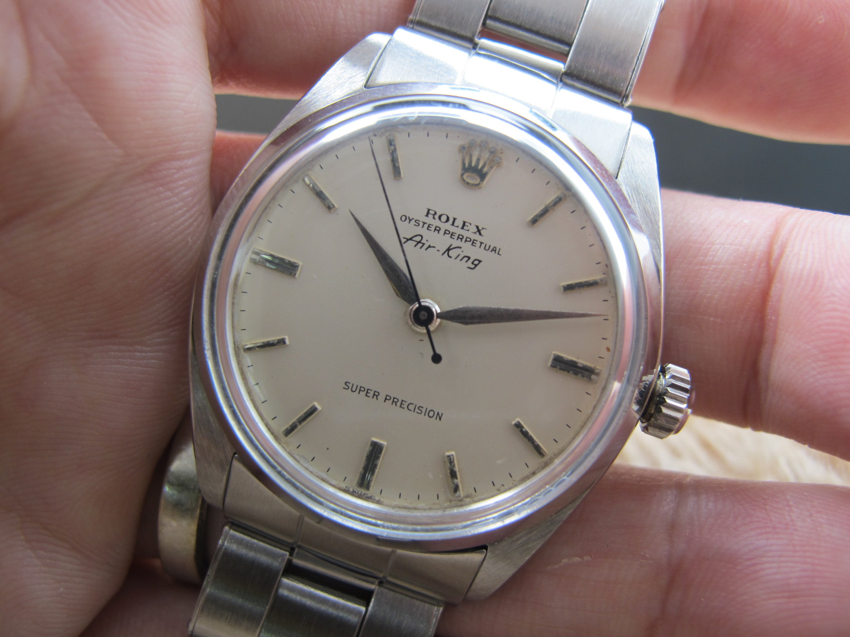 rolex oyster perpetual air king 1960