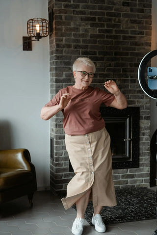 basket Femme agée