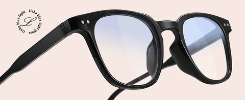 livho Fashion Acetate Round Blue Light Blocking Glasses for Women Men,  Computer Gaming Glasses Anti Eye