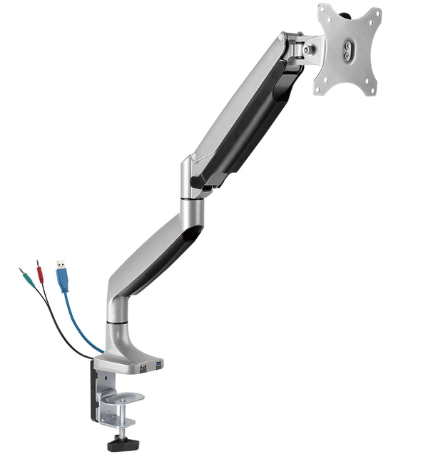 Ripley - MOUNTUP - SOPORTE DE MONITOR VESA PARA PANTALLA DE ORDENADOR DE 13  A 32' CON ALTURA AJUSTABLE GIRATORIA INCLINACIÓN