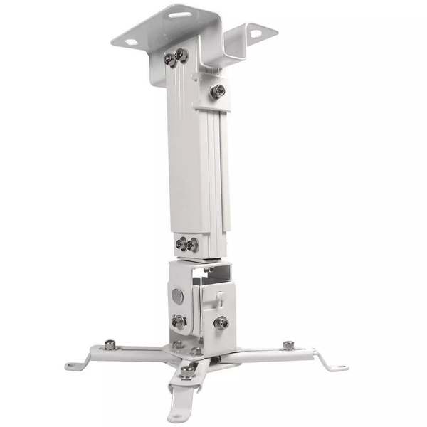 RoesselCodina Product: PROJECTOR MOUNT SHORT 300-700 - Soporte de pared  para proyector hasta 25 kgs. Separación de la pared: 32-74 cms. Diámetro  máximo: 45,0 cms. C/Blanco.