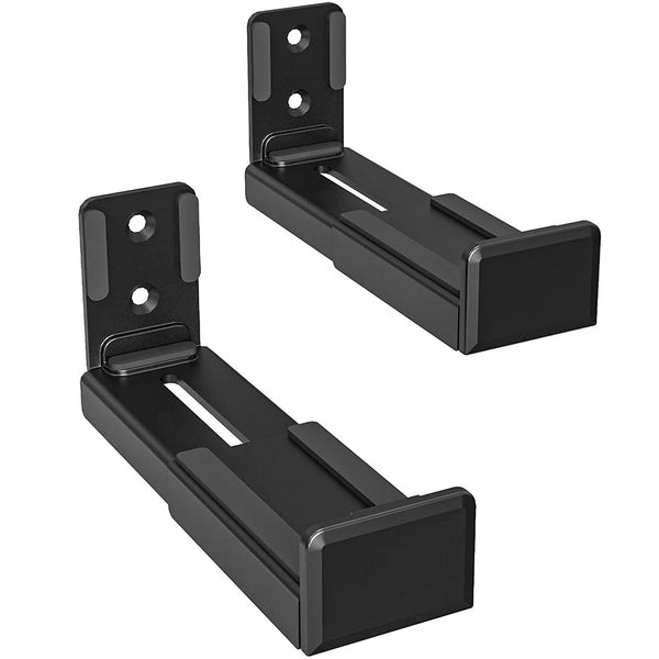 Soporte de barra de sonido universal para barra de sonido para la mayoría  de barras de sonido, soportes de montaje en pared de esquina, color negro