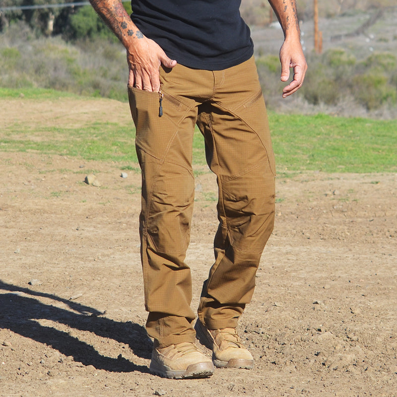 Men's Urban Pro Stretch Tactical Trousers Brown Duck - Tactical World Store UK product image