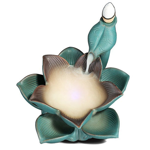 4.	Waterfall lotus pond incense burner 