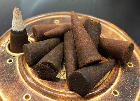 Many beautiful incenses are available like coils, sticks, powders, or cones