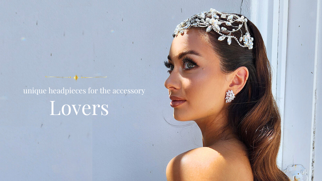 wedding and bridal headpieces - unique wedding accessories - australia - by kezani