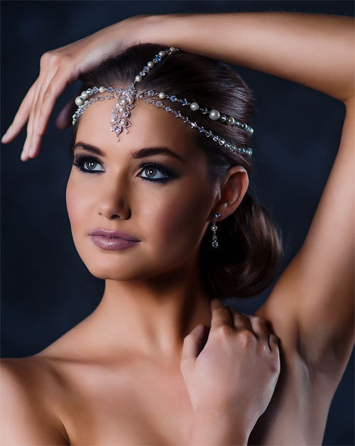 Bridal Headpiece Indian Inspired Head Jewellery Danielle By