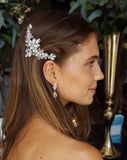 Bridal headpiece - classic glamour comb - Pippa by Kezani