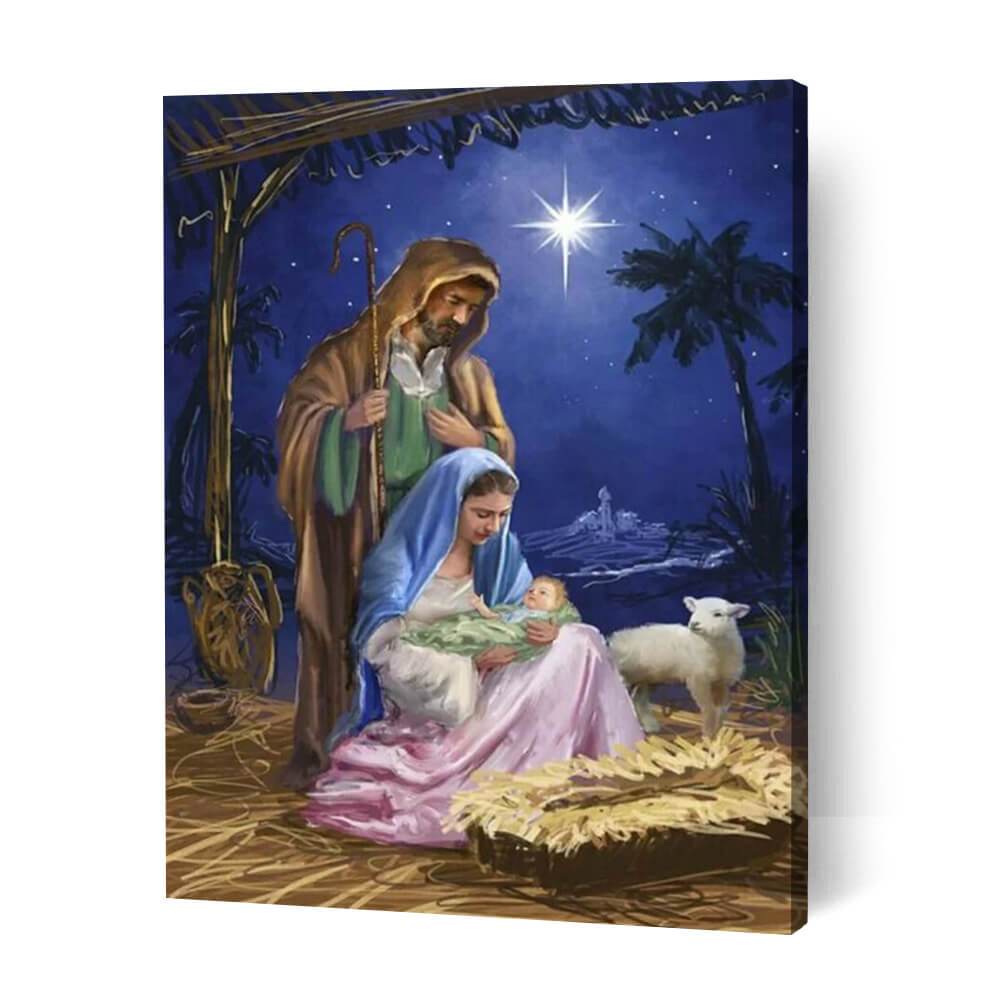 Order Birth of Jesus IV Paint by Numbers Kits | Australia