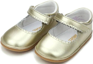 Cara Gold Scallop Shoe - Sprout Boutique 