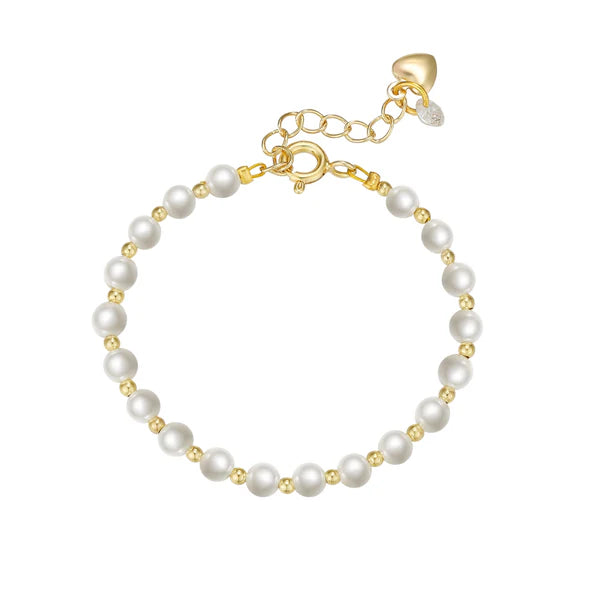 4.5" Freshwater Pearl Strand Bracelet (Baby)