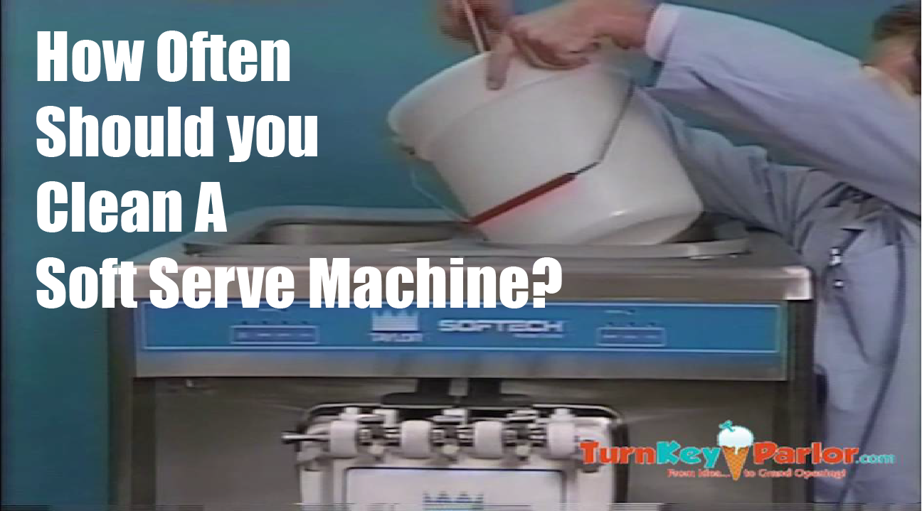 Daily Cleaning of Shake and Sundae Machine 