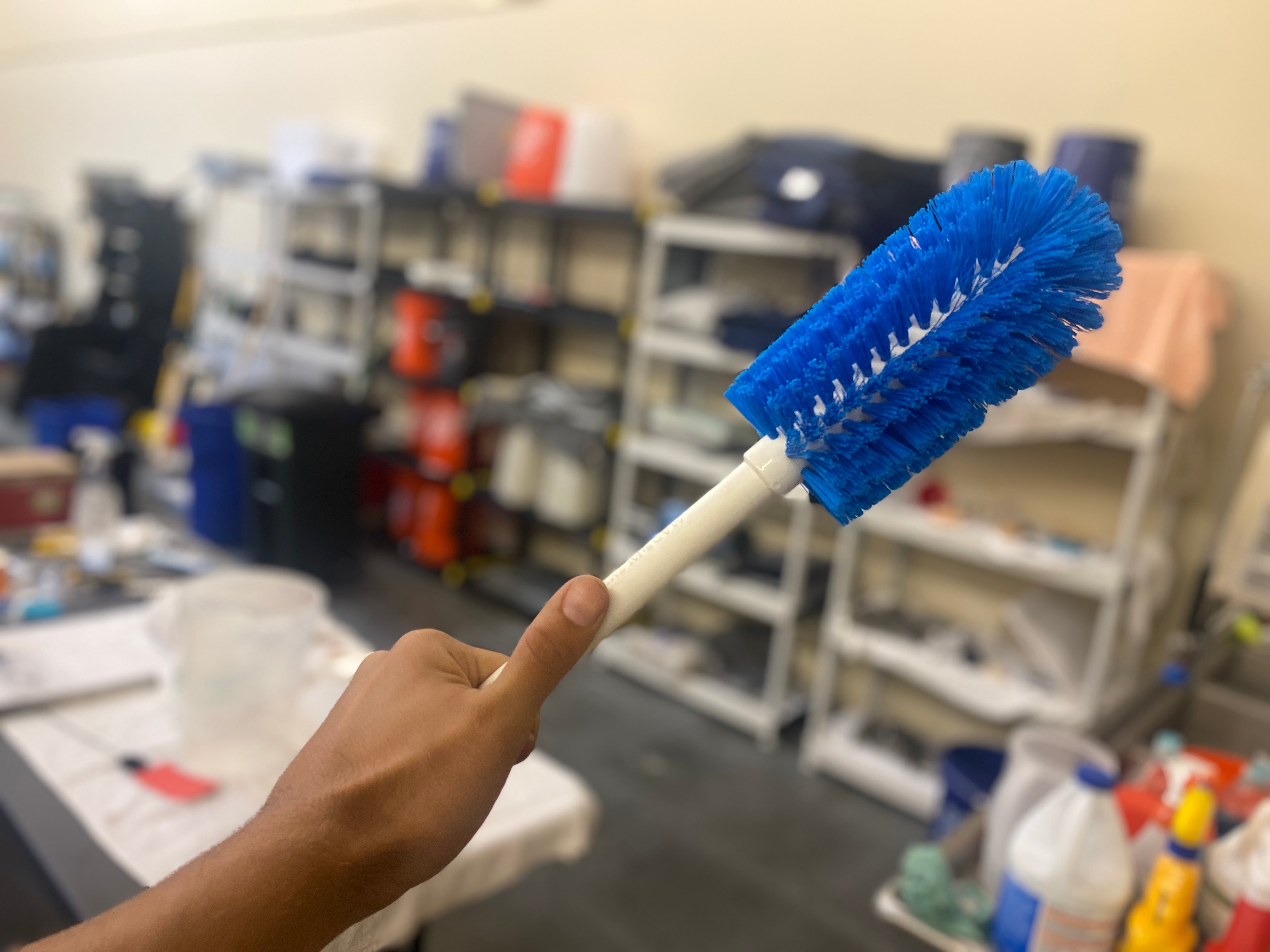 Brush to Clean Soft Serve Machines