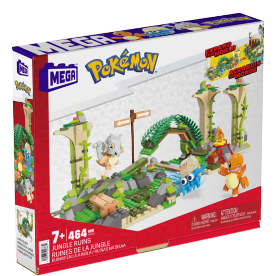 Mega Construx Pokemon Trainer Team Challenge Figure Building Set