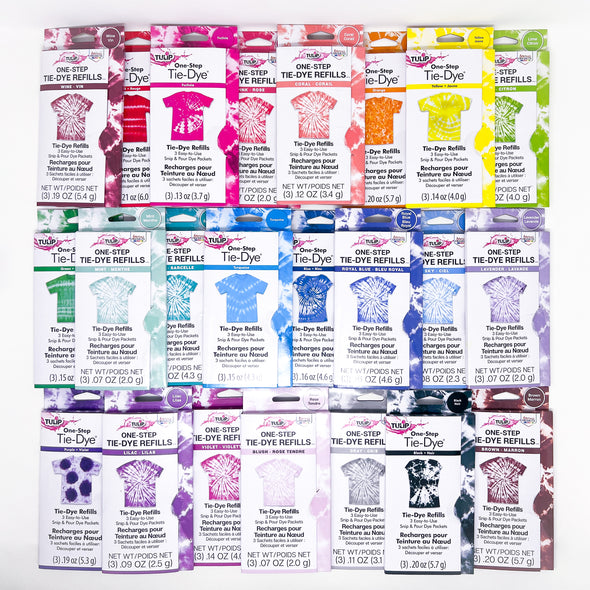 Tulip® One-Step Tie-Dye® Refills - The Original Dye Rainbow! (9 Colors –  The Neon Tea Party