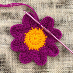 Crochet Smiley Flower Patch Bundle