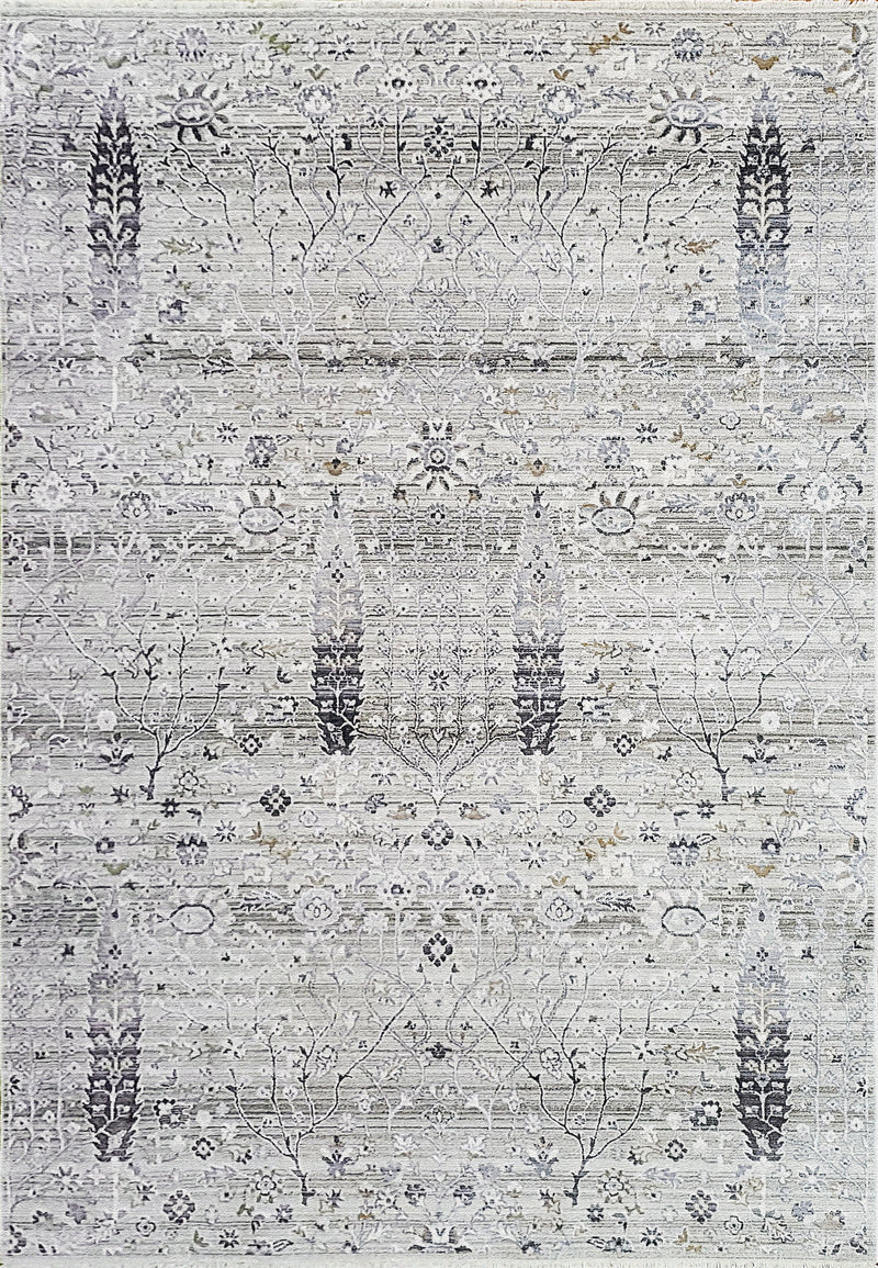 Angel Collections Rugs Refine 4635-897 Taupe | Silver | Gold 2' x 4'