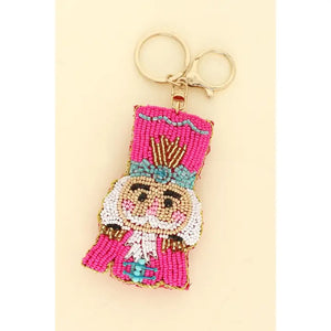Nutcracker Beaded Keychain - Karden Lane