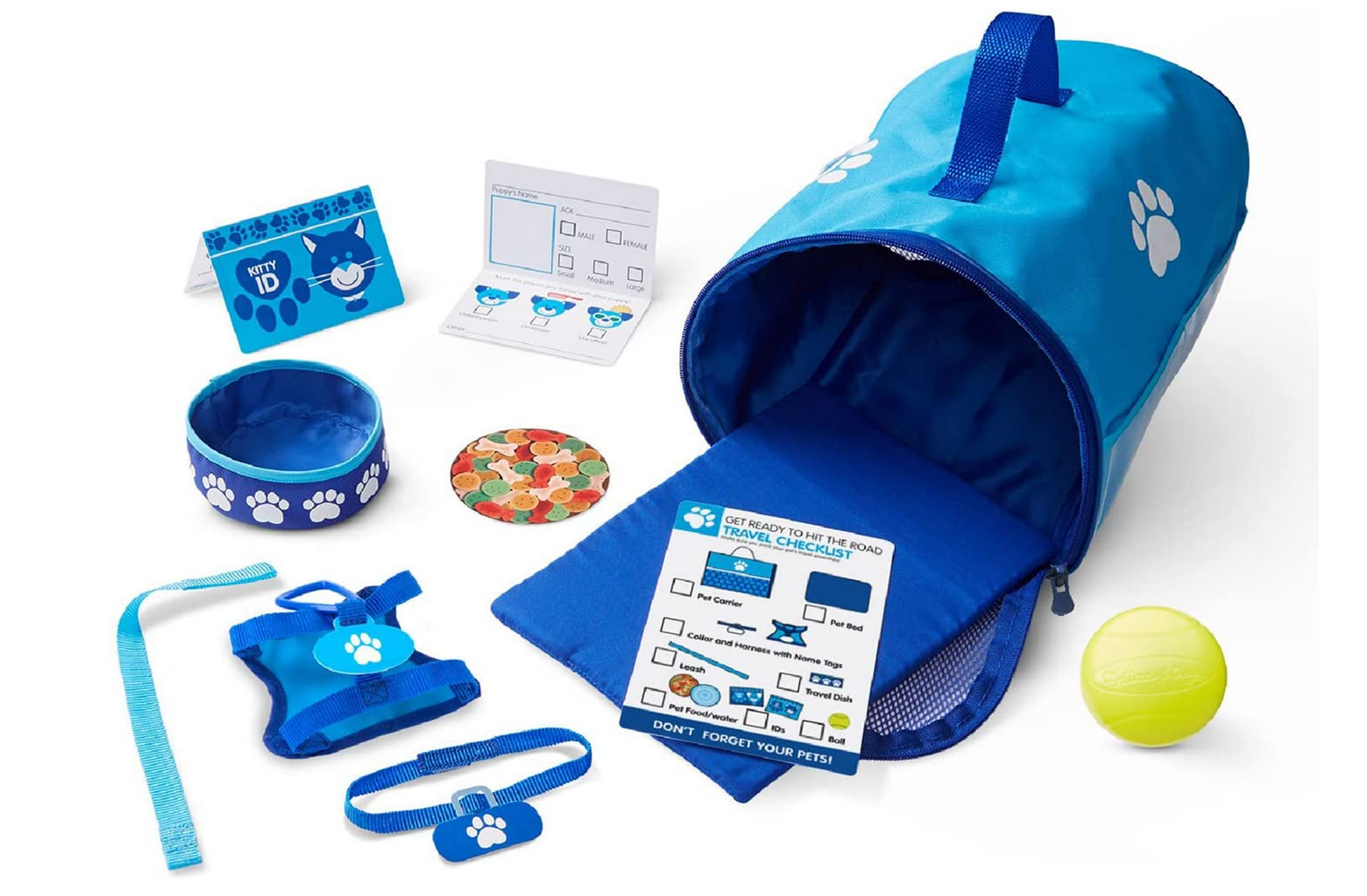 pet travel play set