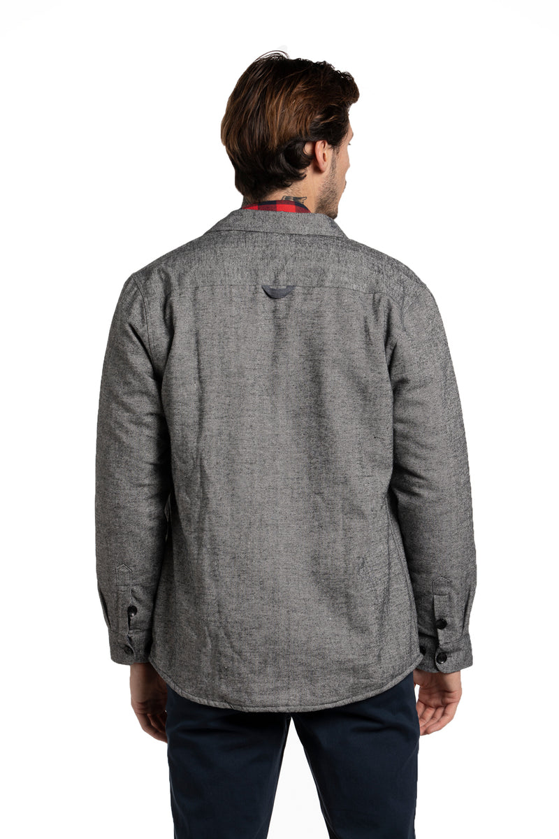 Kilmore Sherpa Lined OverShirt in Charcoal – Rue Saint-Patrick