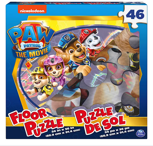 Paw Patrol 24-pc Puzzle Tin Lunch Box (7.75 x 6.25 x 3.25)