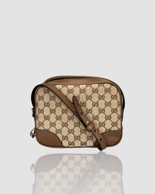 Gucci GG Beige/brown Canvas Pochette – Kawaii Vintage Copenhagen