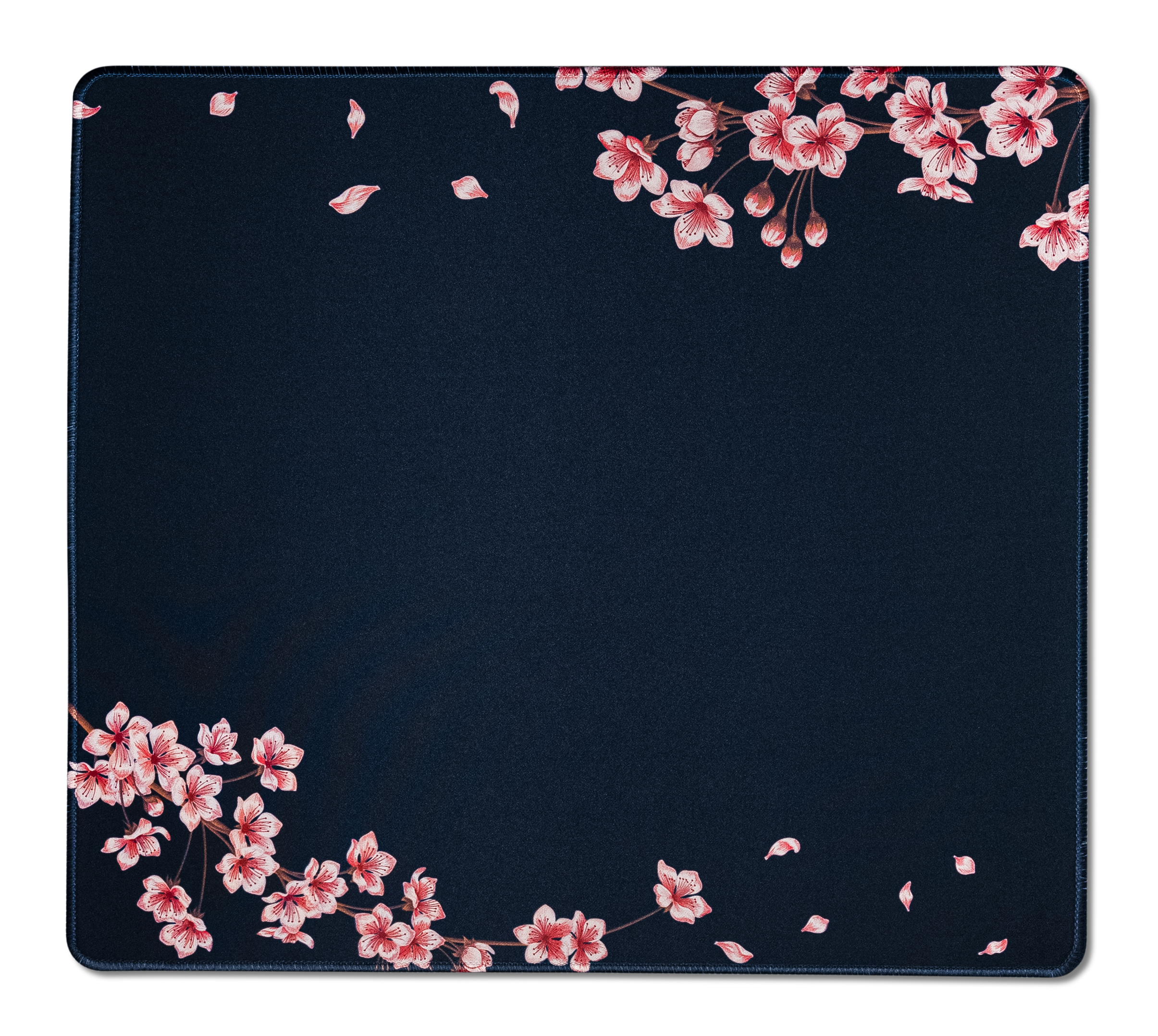 Navy Blossom Desk Mat