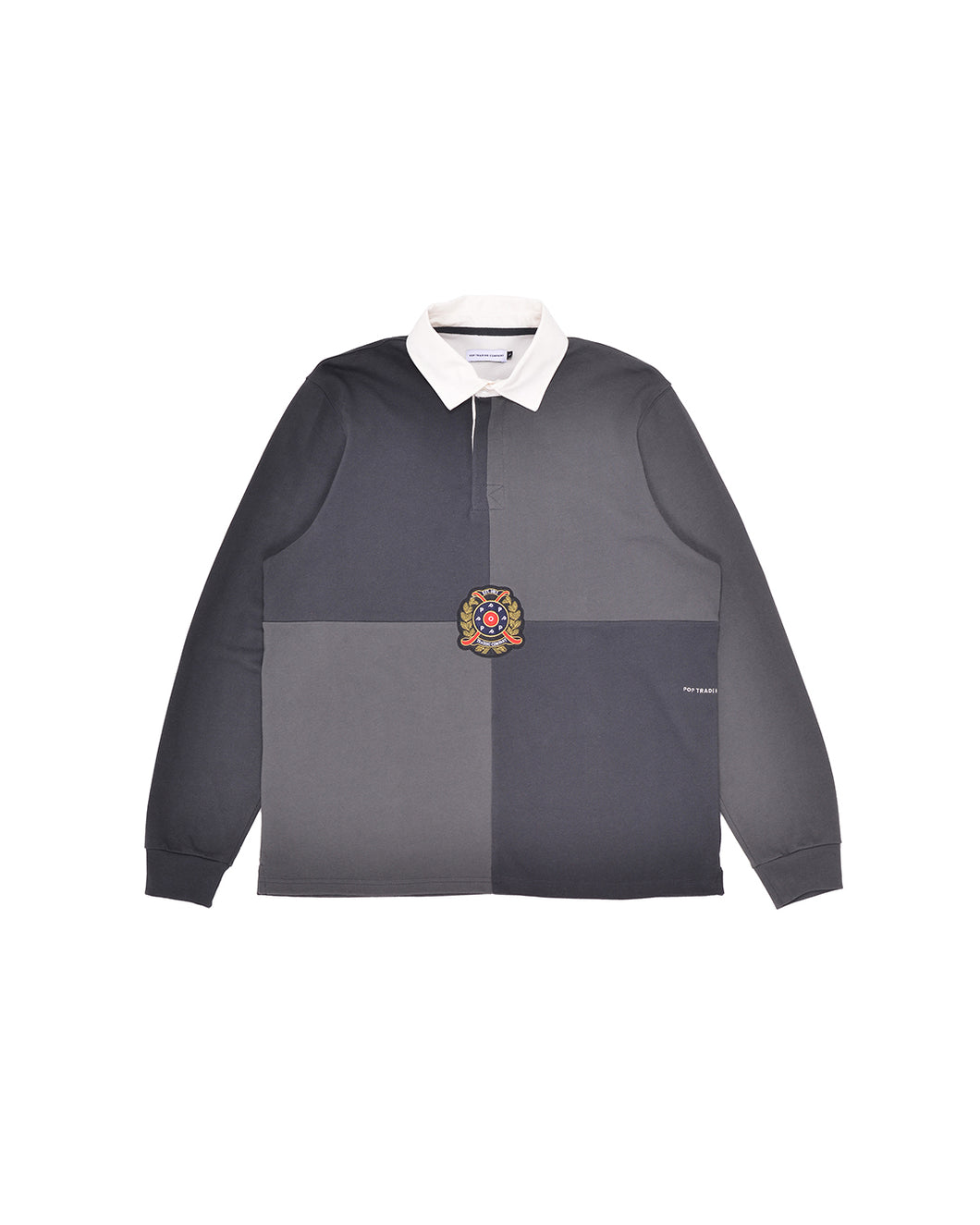 POP ROYAL RUGBY POLO - ANTRACHITE