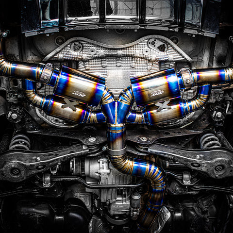 JDY 2.5T RS3/TTRS 8V/8S Racing Titanium Exhaust - Catback|JDY Performance