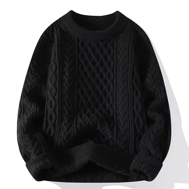 Product Image for Luvik | Mukava neule Crafted, Matala / Musta / XL