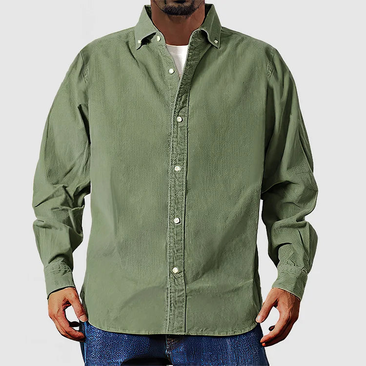 Product Image for Luvik | Klassinen Beigen Cordipaita, Armeijavihreä / S