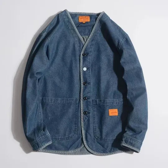 Product Image for Luvik | klassinen choreo-takki Indigo-denimista, XL