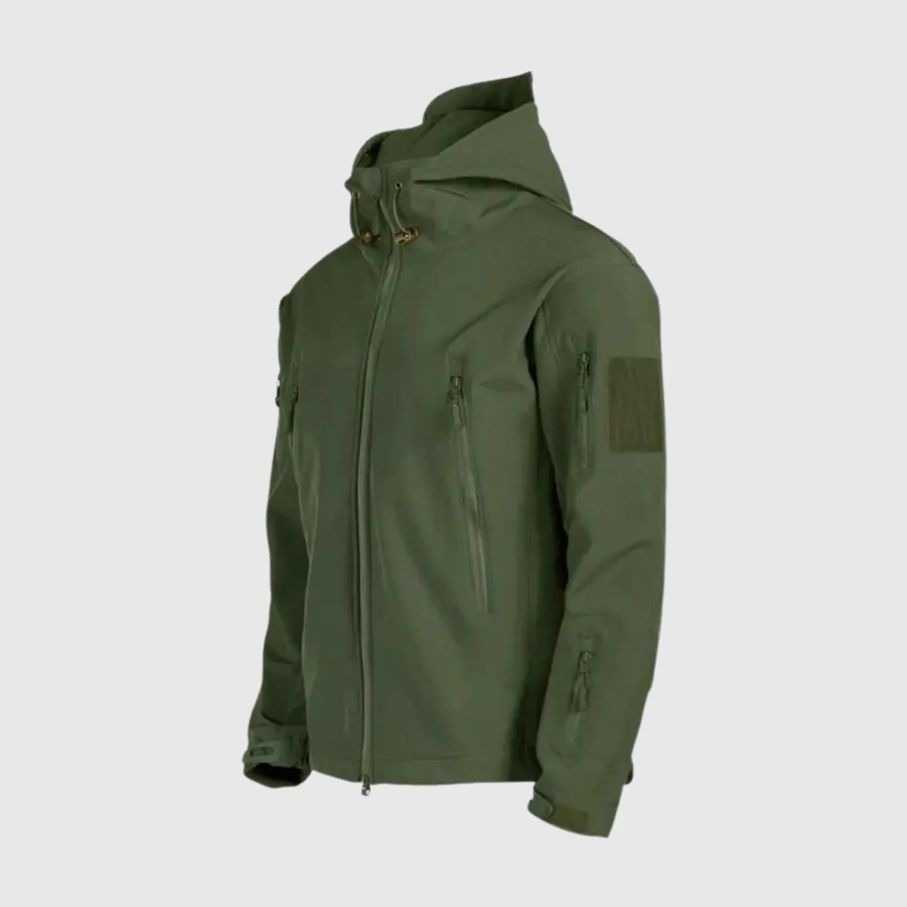 Product Image for Luvik | Miesten Vesitiivis Taktinen Takki Huoodilla, Vihreä / 2XL