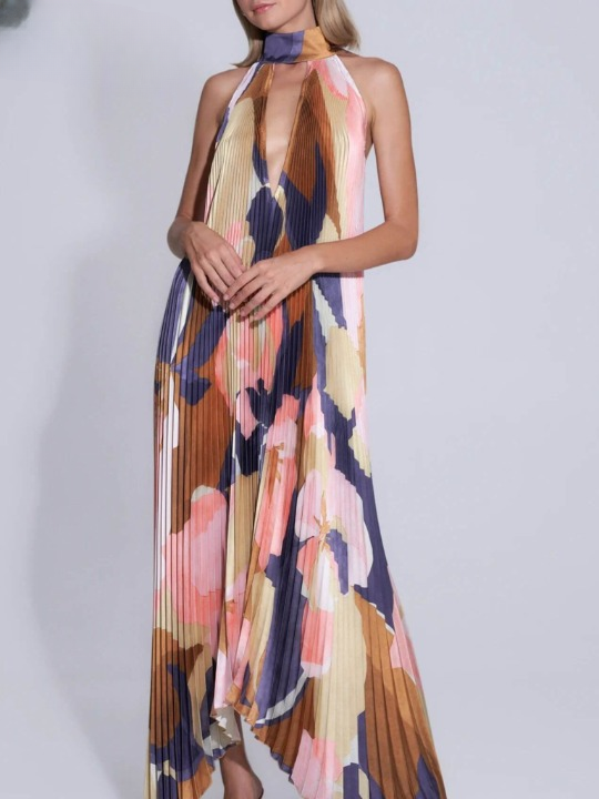 Product Image for Luvik | Maxai mekko kaulan pidikkeellä, Monivärinen / S
