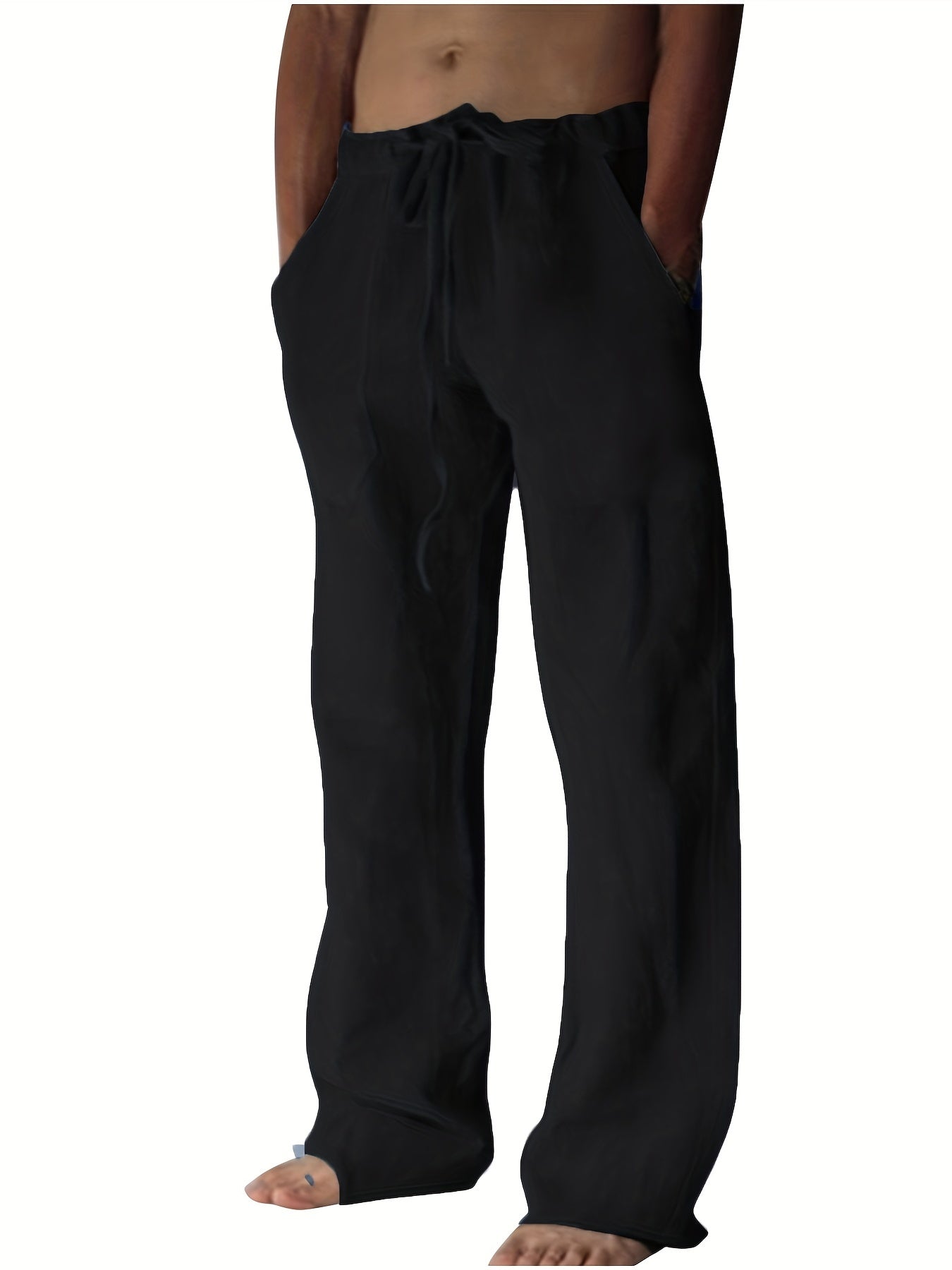 Product Image for Luvik | Baggy-housut Miehille Jonas, Musta / S